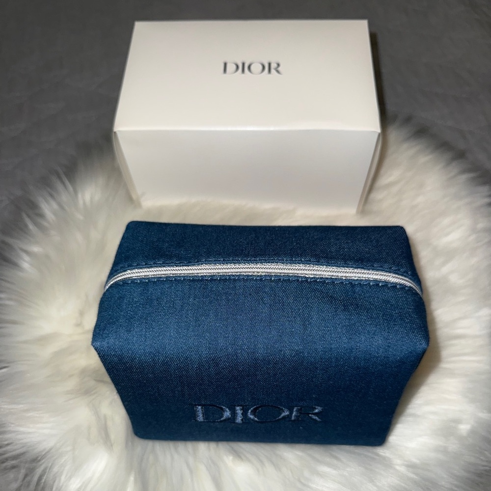 Brand new Dior blue Women's makeup Bag